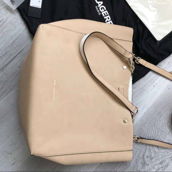 💯 % Authentic Karl Lagerfeld Reversible Tote - Picture 2 of 8